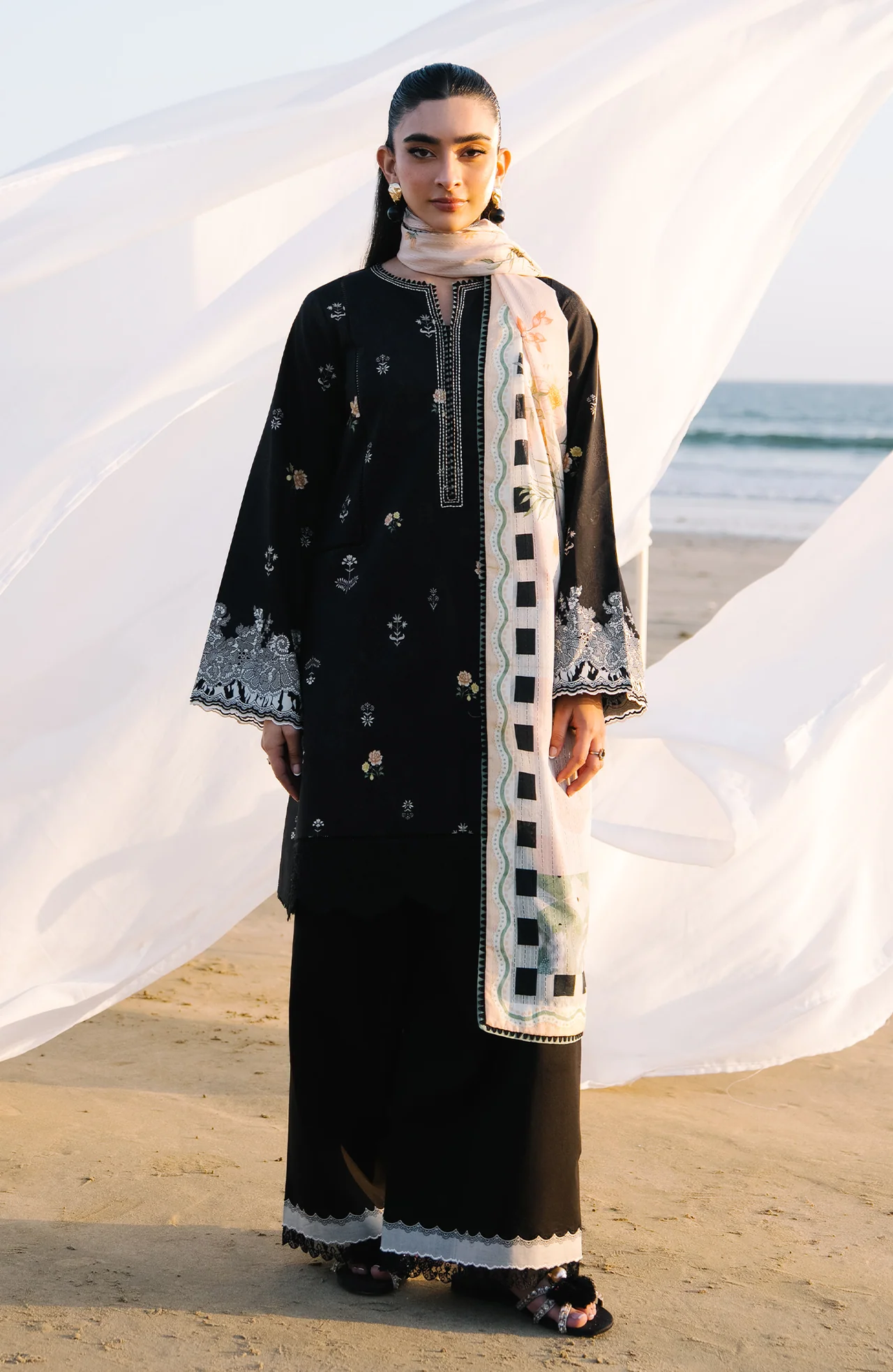 Afsanah Unstitched Lawn