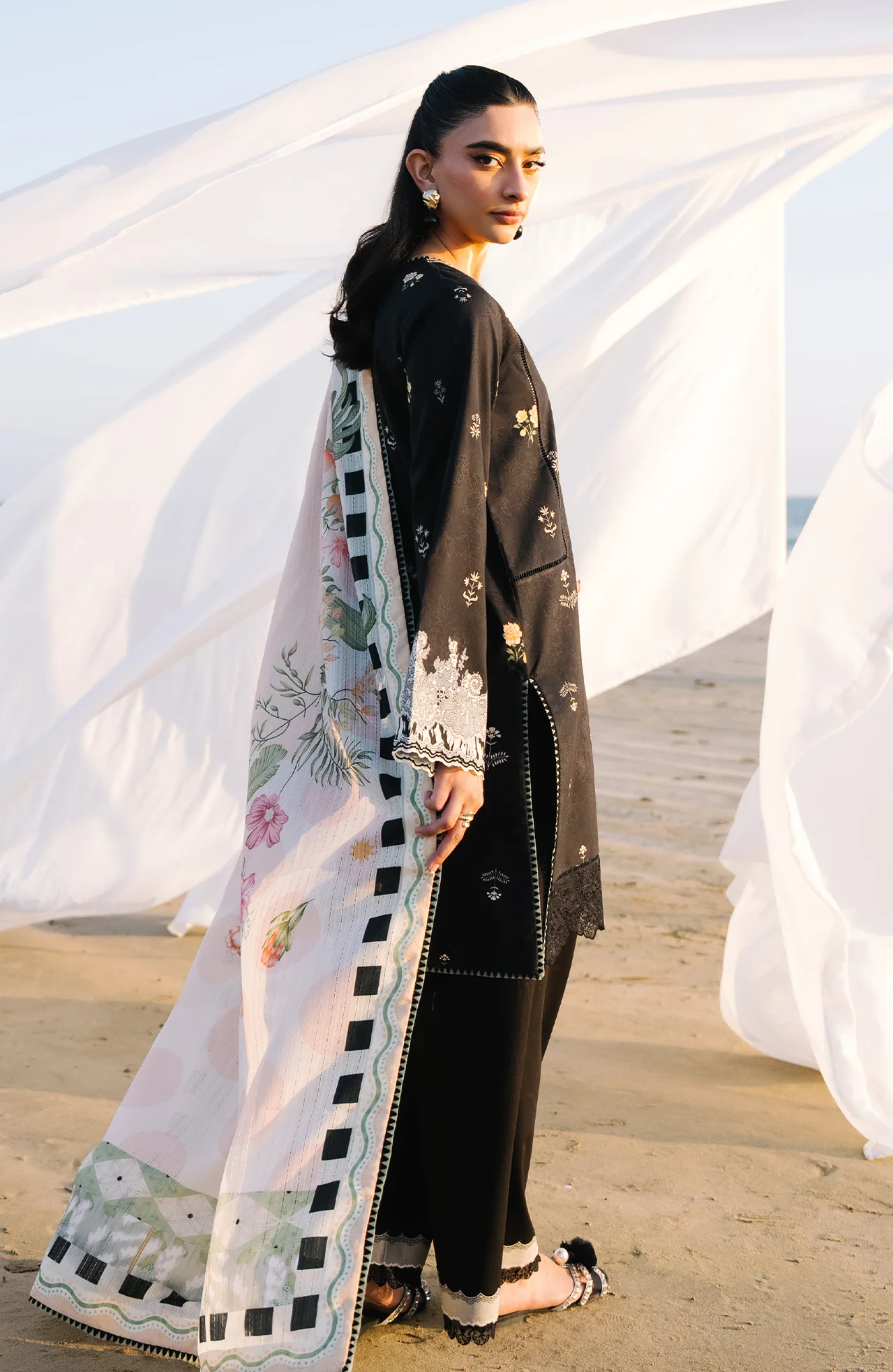 Afsanah Unstitched Lawn - Image 2