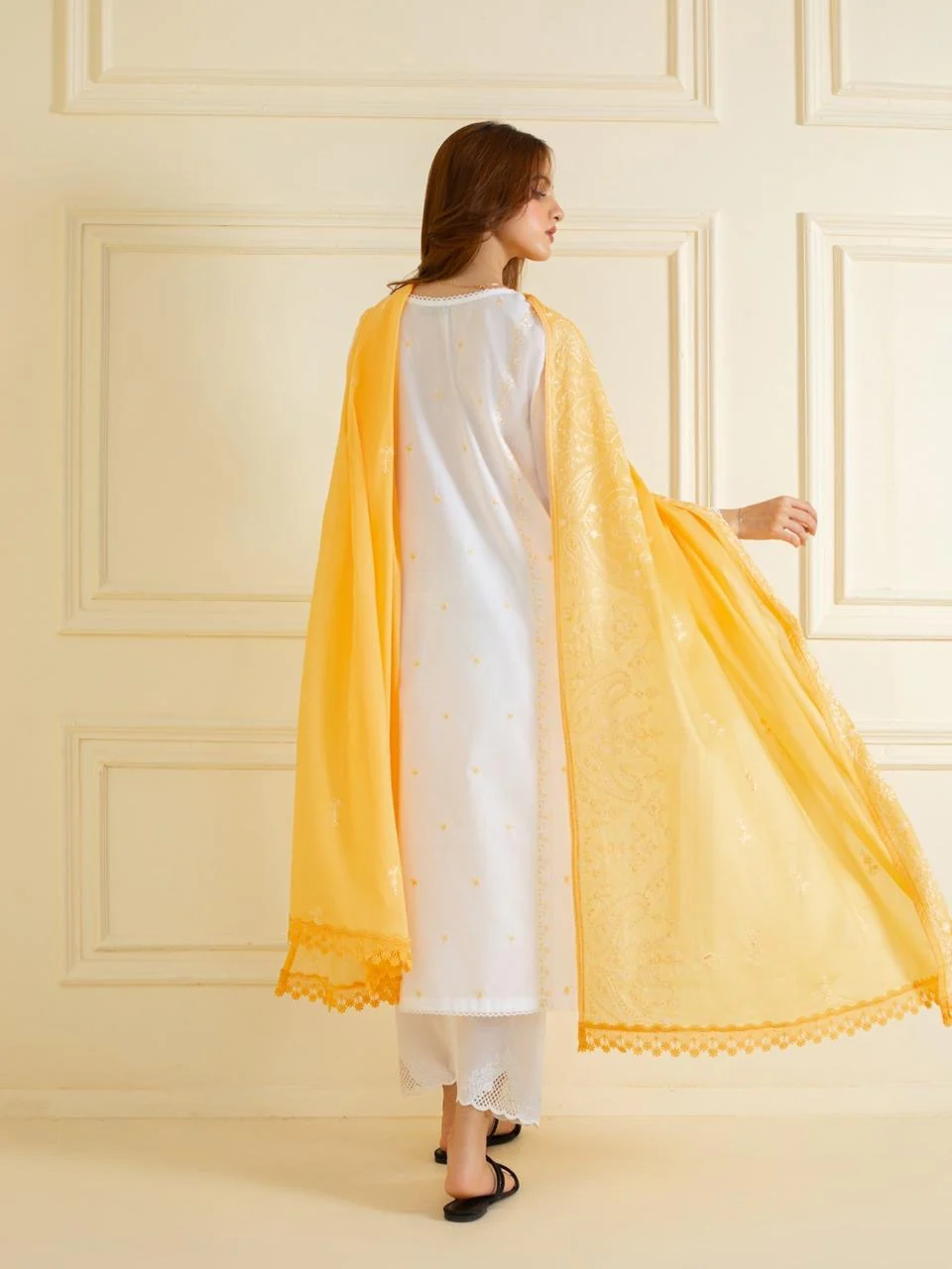 AGHANOOR || 2 Piece - Pure Embroidered Lawn Suit - Image 2