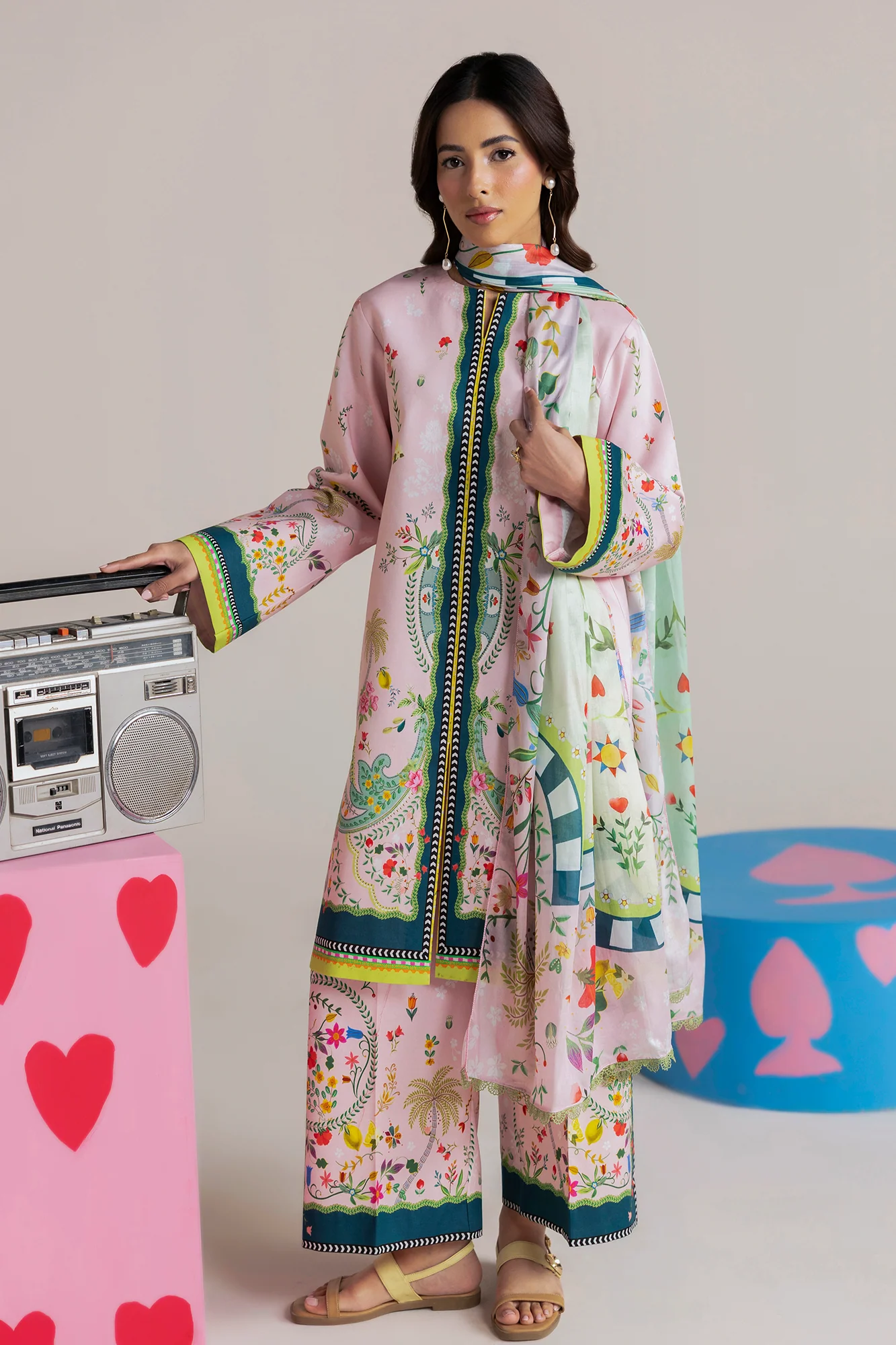 Amal Summer Prints 3 Pc - Image 5