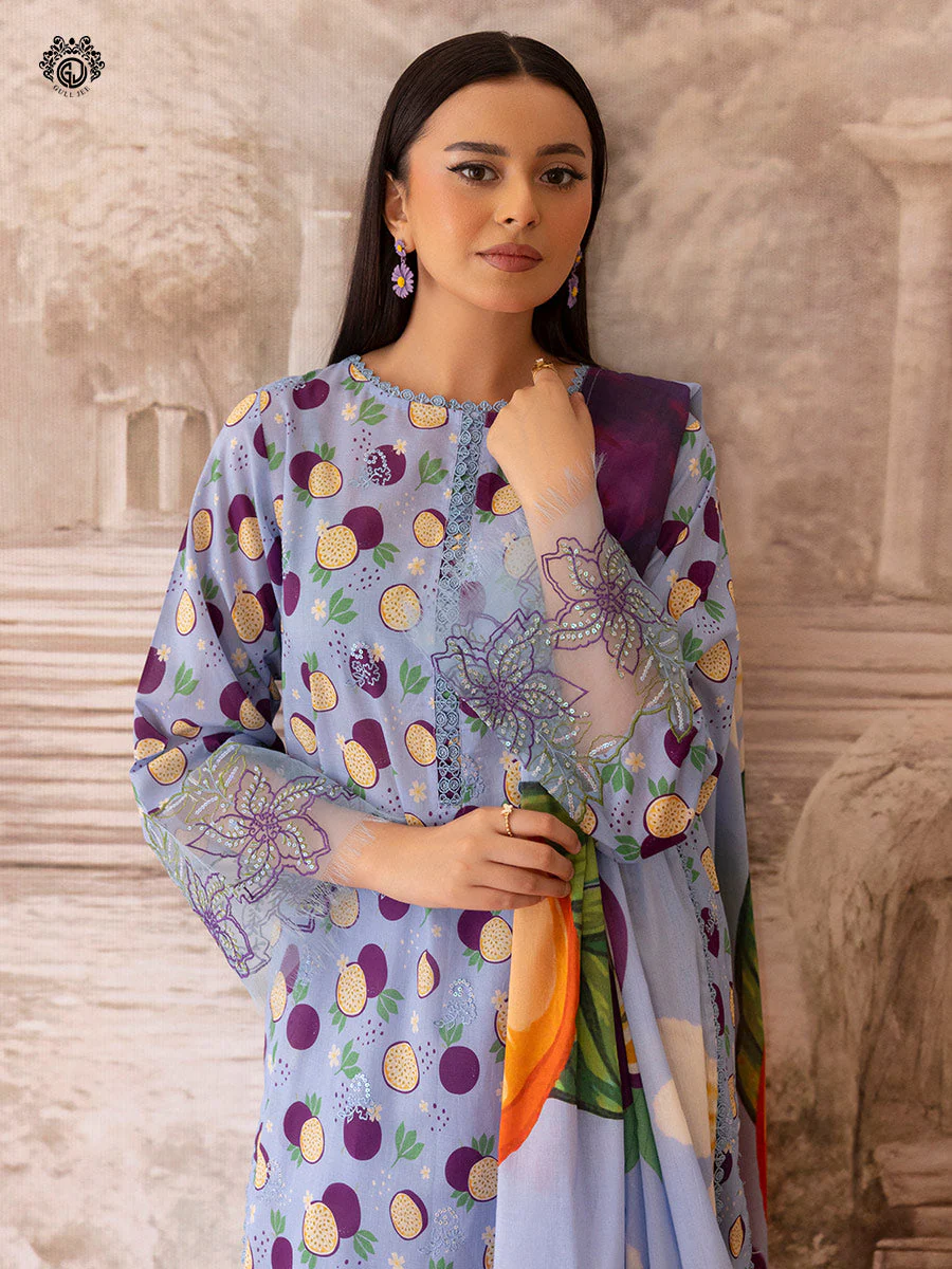 Asha 3 PC UNSTITCHED - Image 3