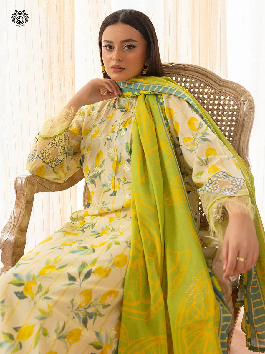 Asha 3 PC UNSTITCHED - Image 3