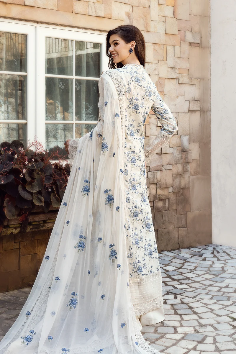 BAREEZE LUXURY LAWN Floral Grace-001 - Image 2
