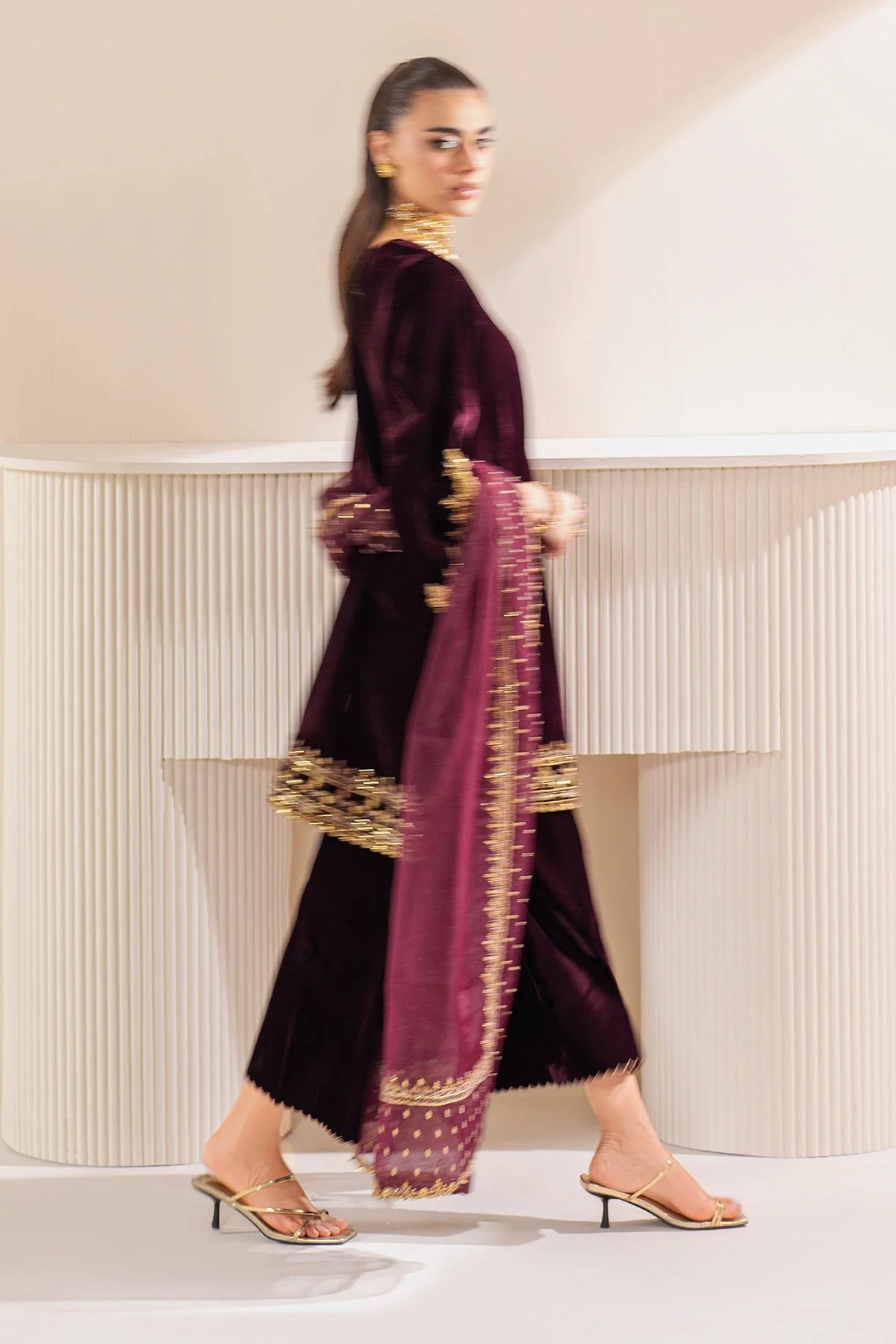 BAROQUE EMBROIDERED VELVET PR-1023 - Image 8