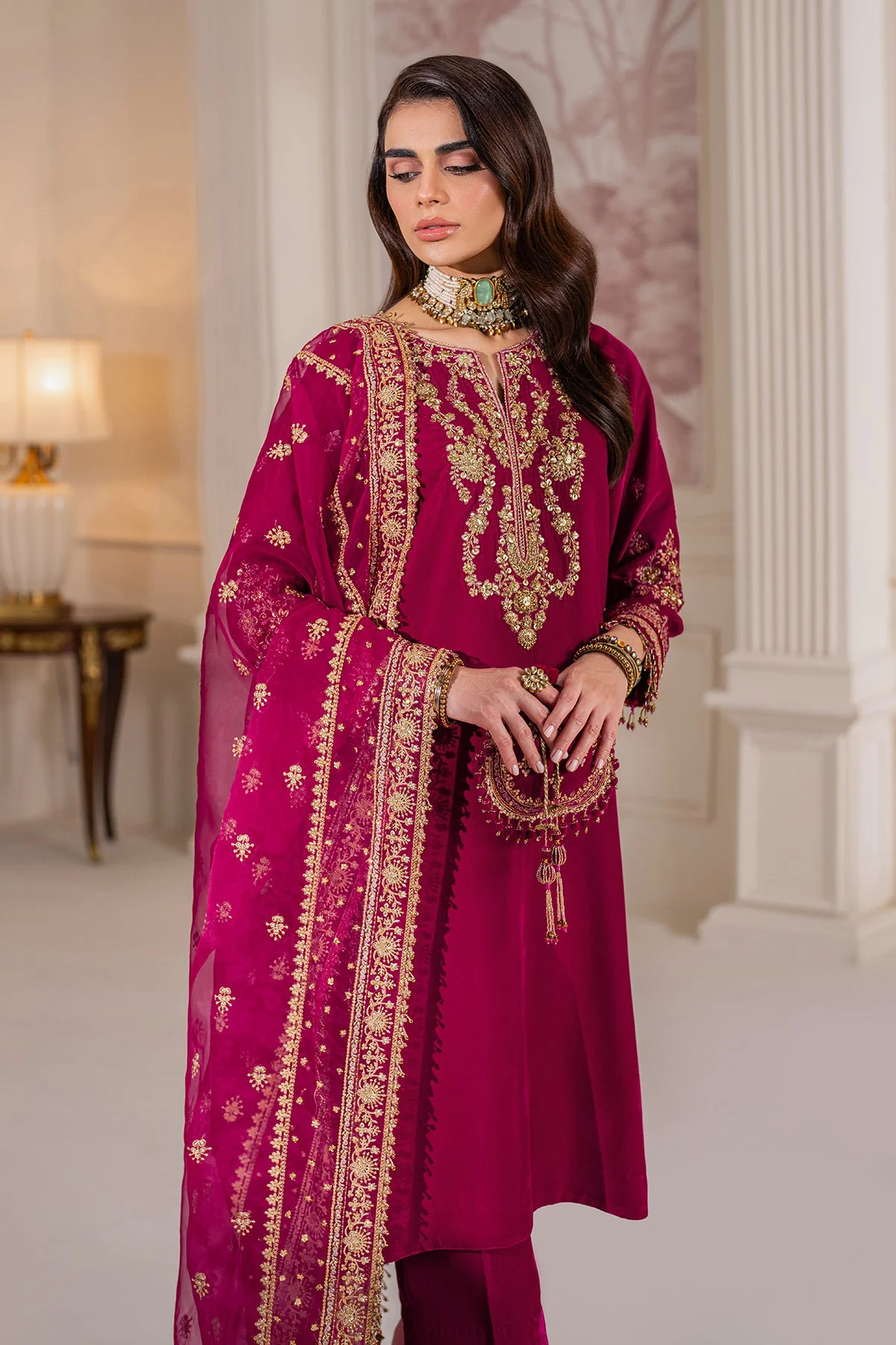 BAROQUE || EMBROIDERED VELVET PR-D1020 - Image 4