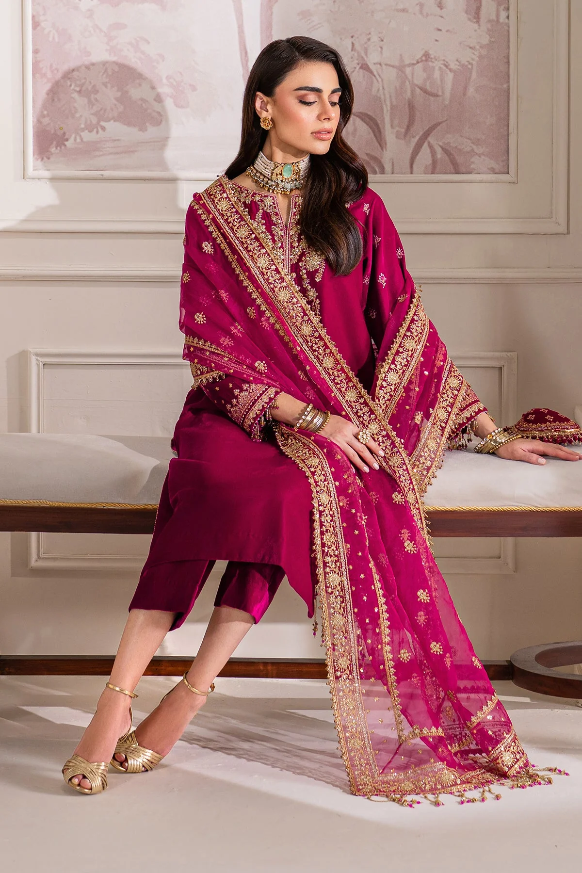 BAROQUE || EMBROIDERED VELVET PR-D1020 - Image 6