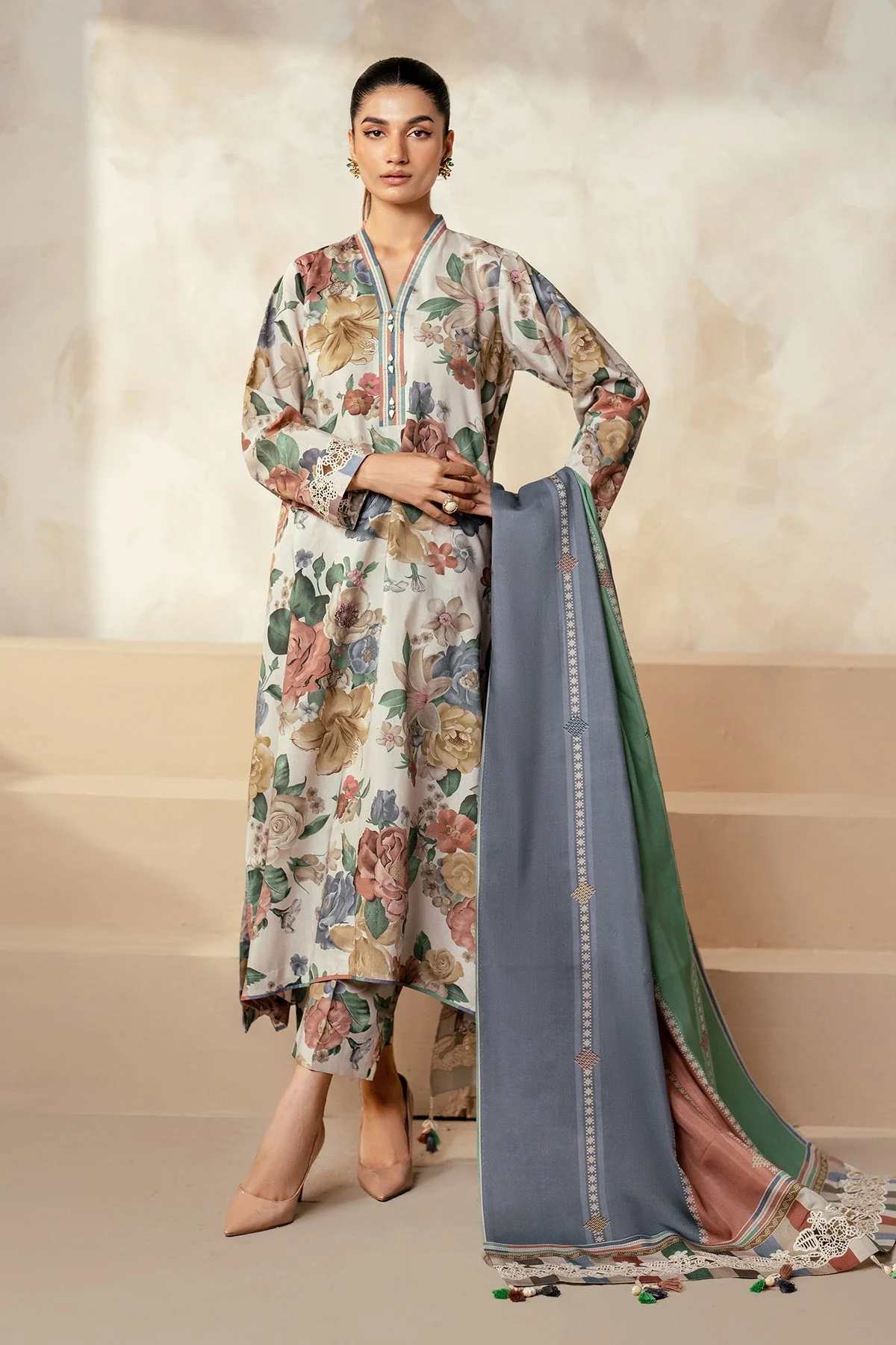 EMBROIDERED KHADDAR (Pret) - Image 3