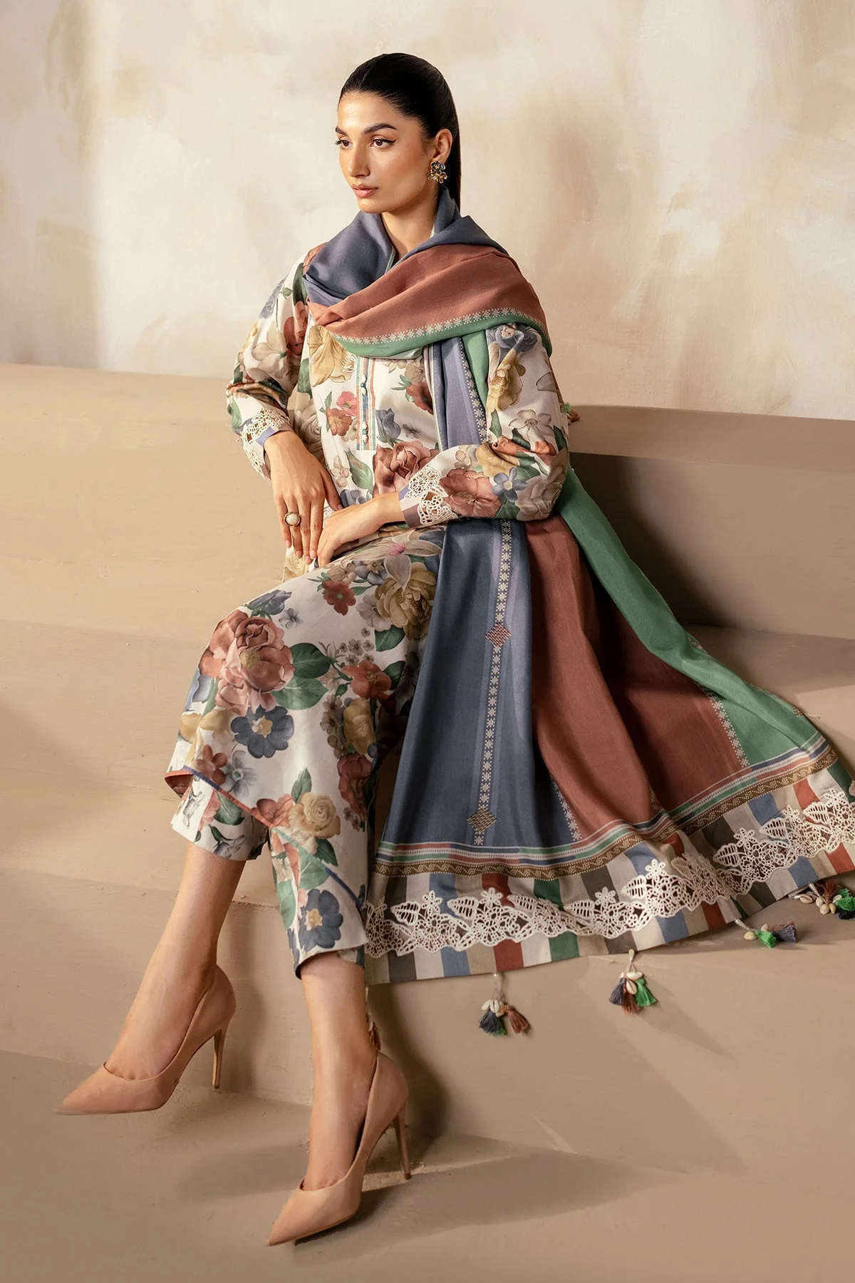 EMBROIDERED KHADDAR (Pret) - Image 7