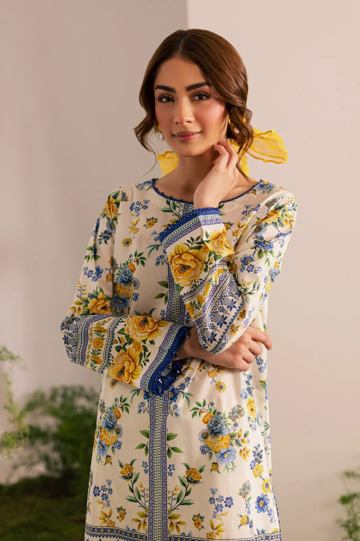 Cave 2Pc - Printed Lawn Dress - Image 4