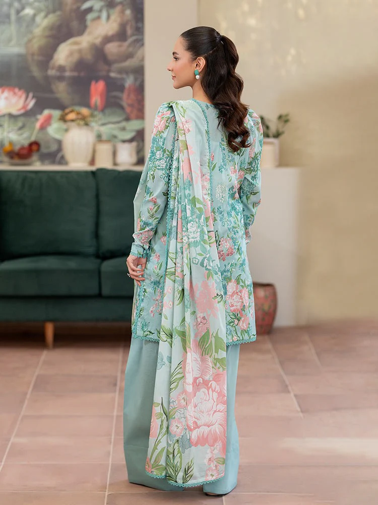 CHIKANKARI Digital Printed Lawn Suit - Image 3