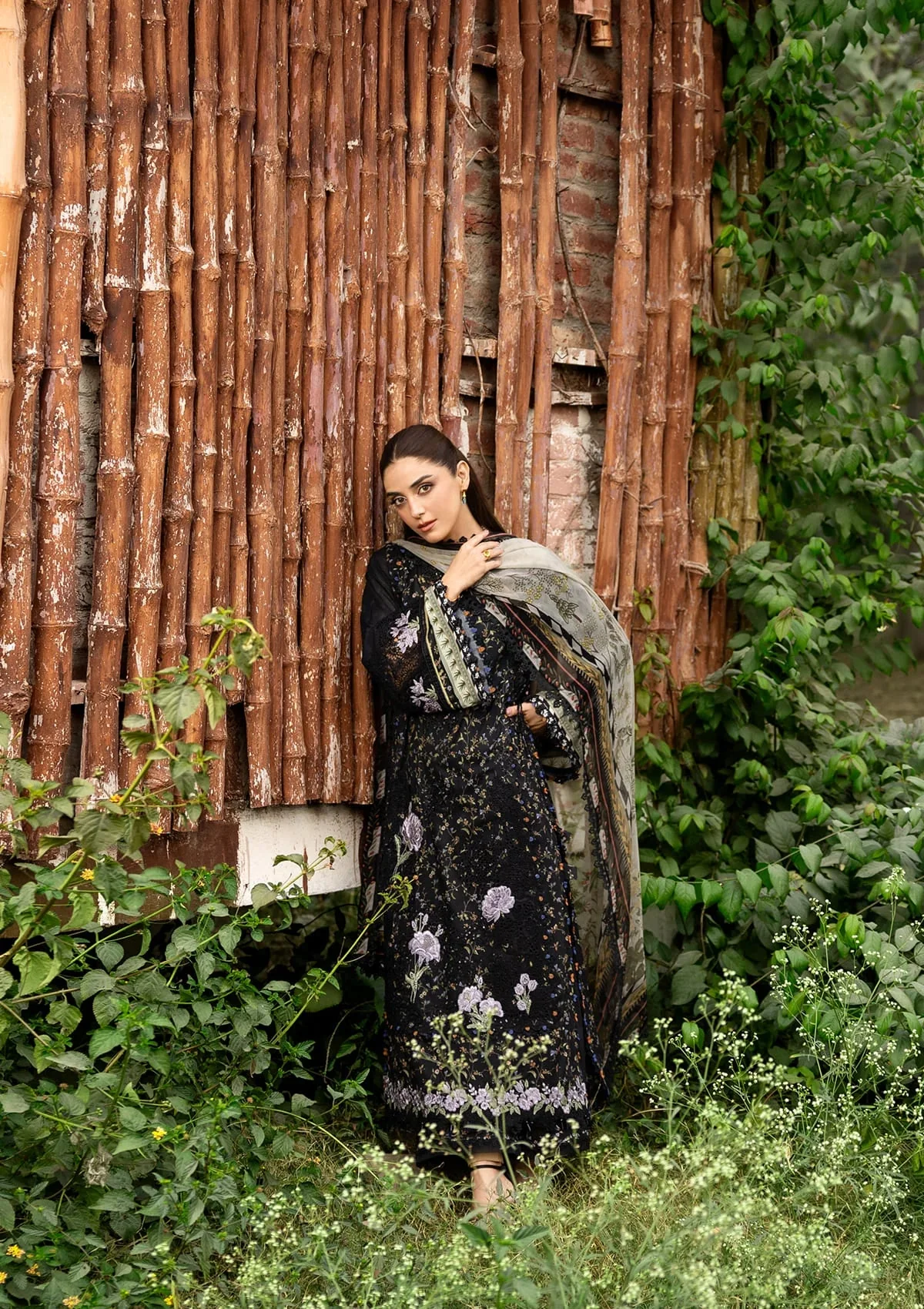 CHIKANKARI PRINTS WITH CHIFFON DUPATTA - Image 4