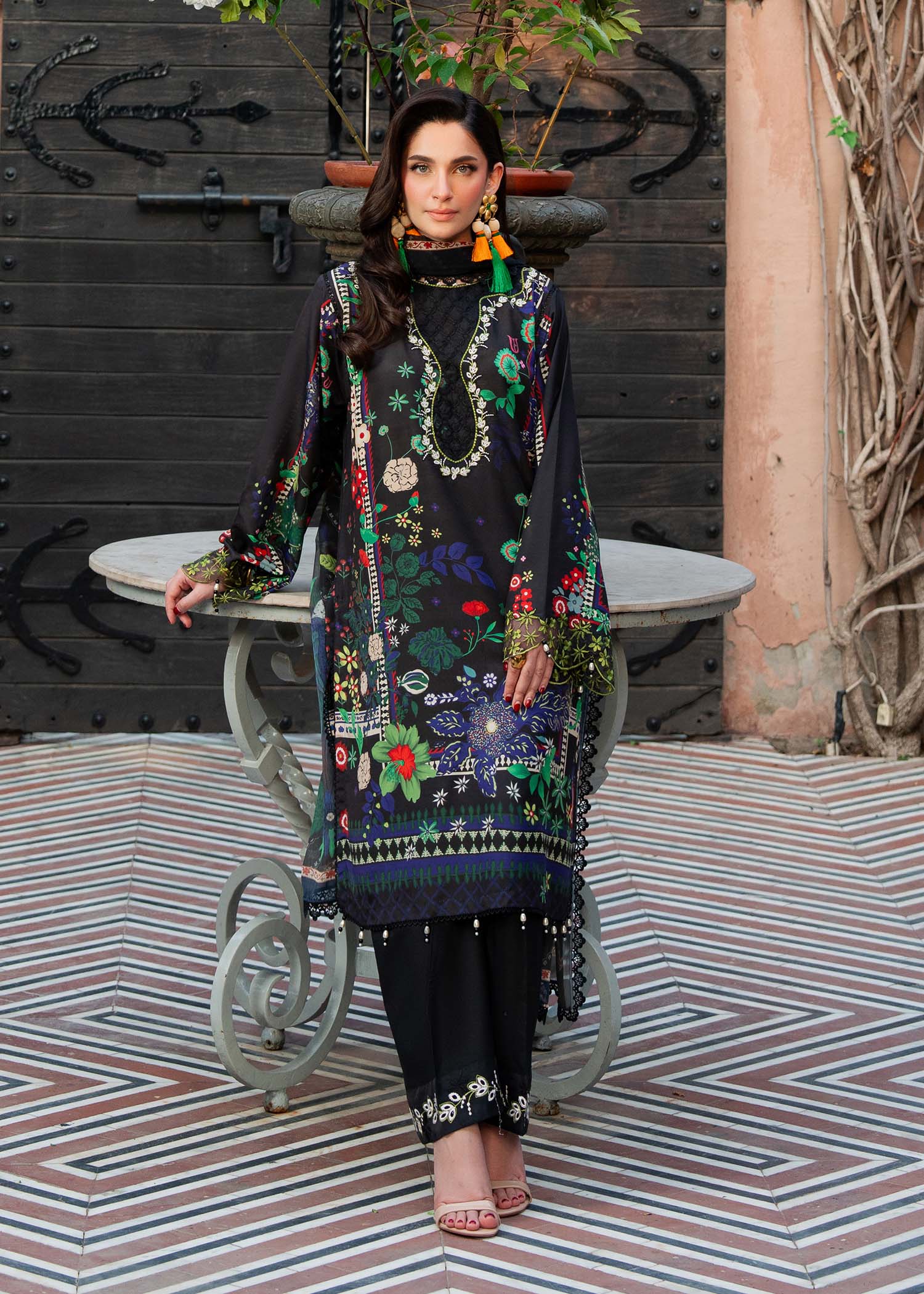 Cocktail Summer Print Lawn - Image 3