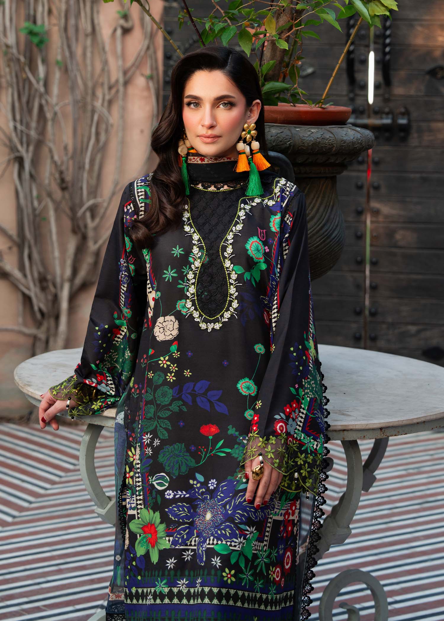 Cocktail Summer Print Lawn - Image 6
