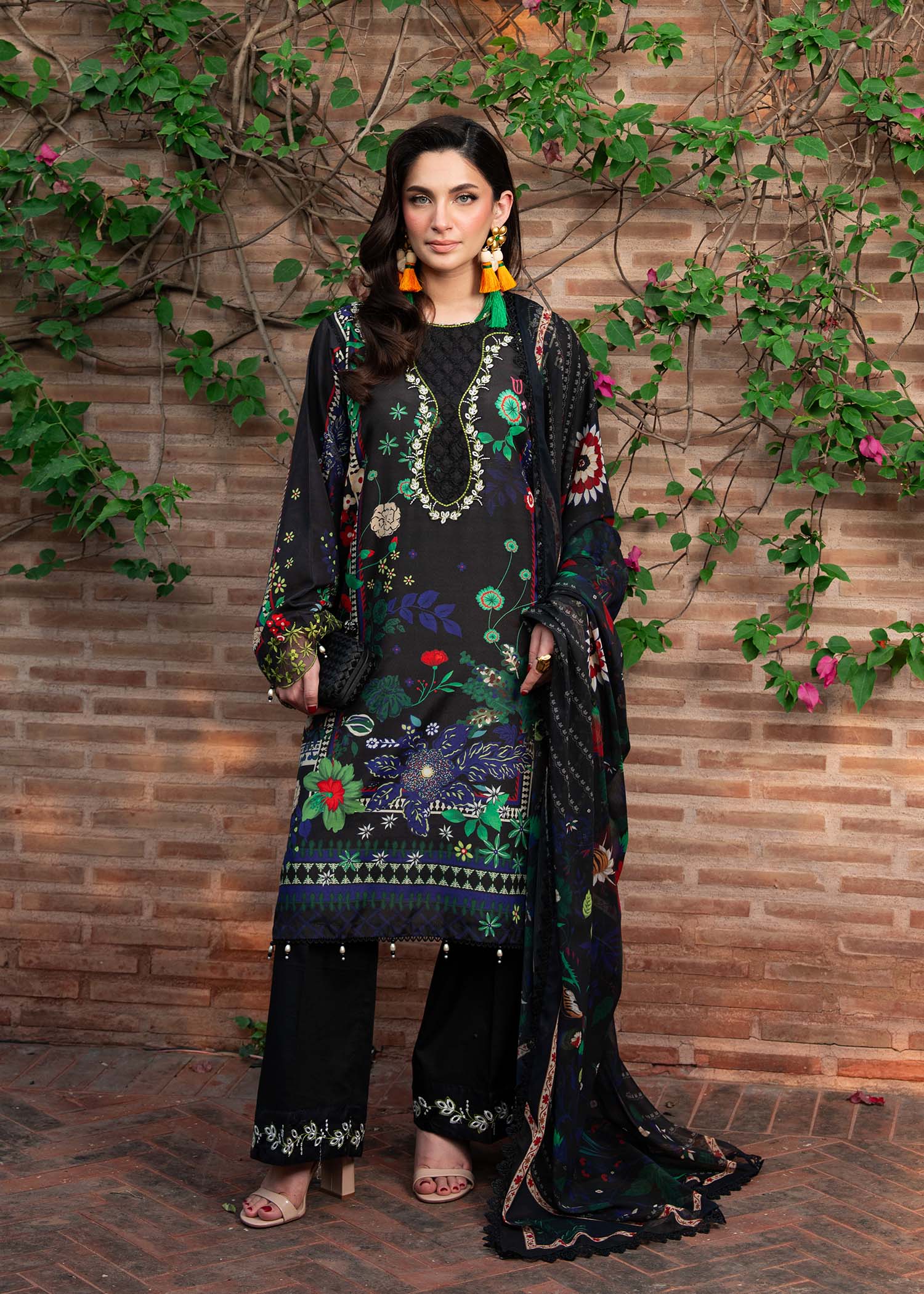 Cocktail Summer Print Lawn - Image 9