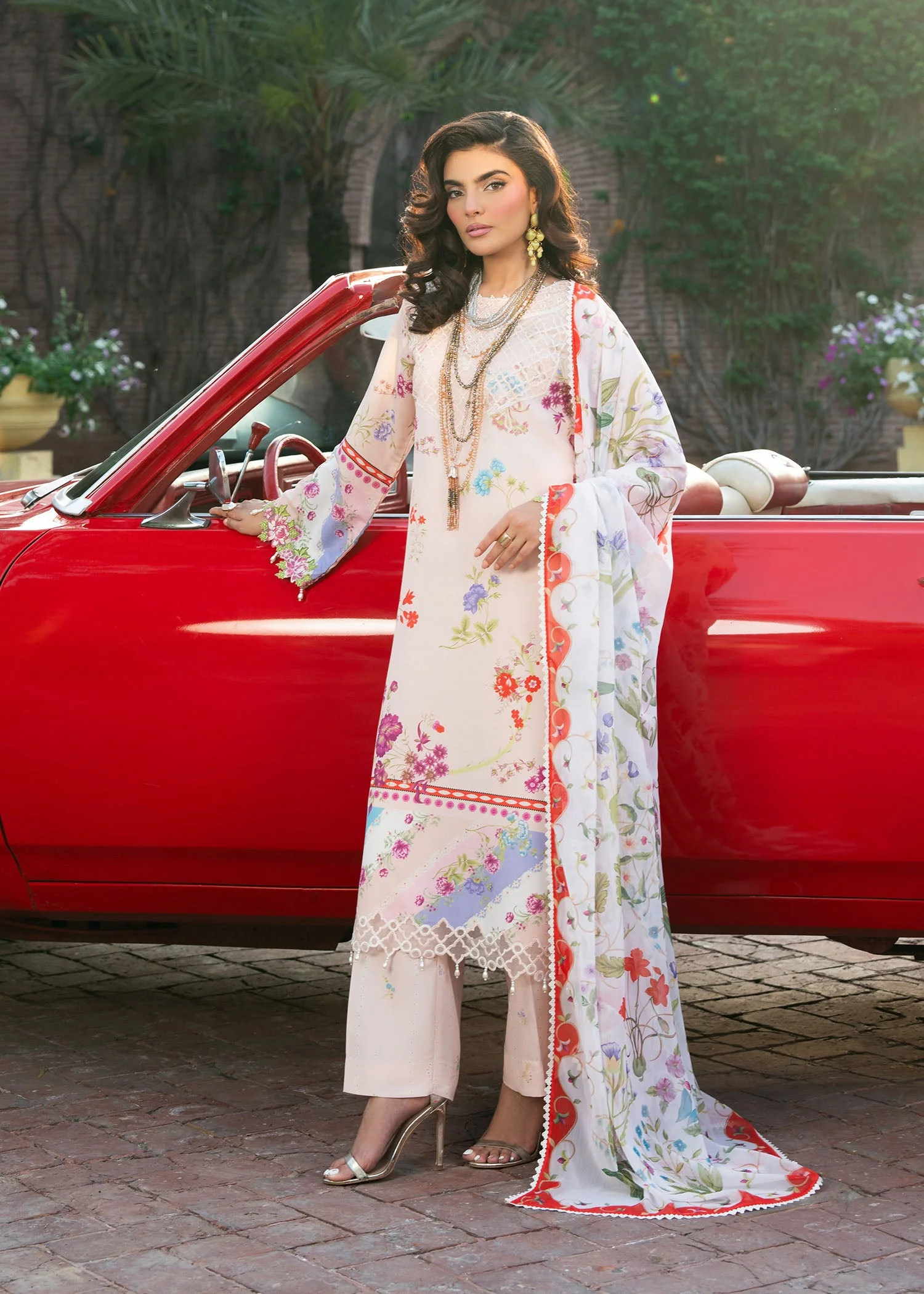 Cocktail Summer Print Lawn