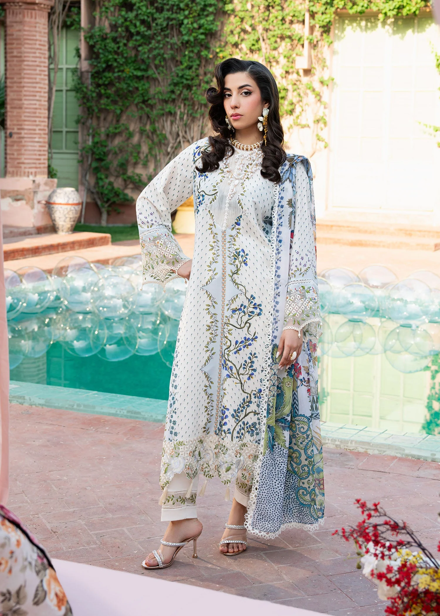 Cocktail Summer Print Lawn - Image 6