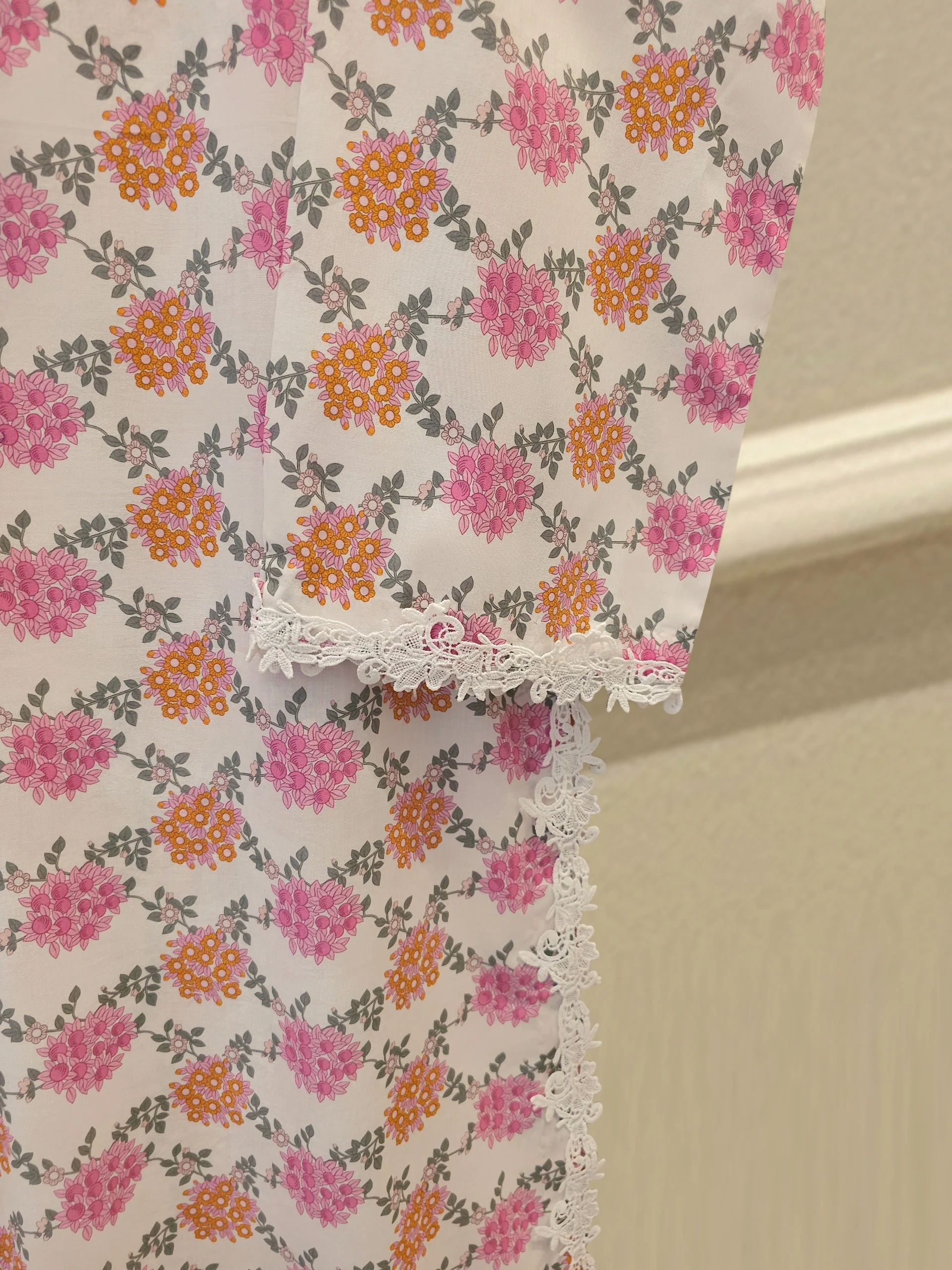 Digital Printed Embroidered Cambric Shirt - Image 4