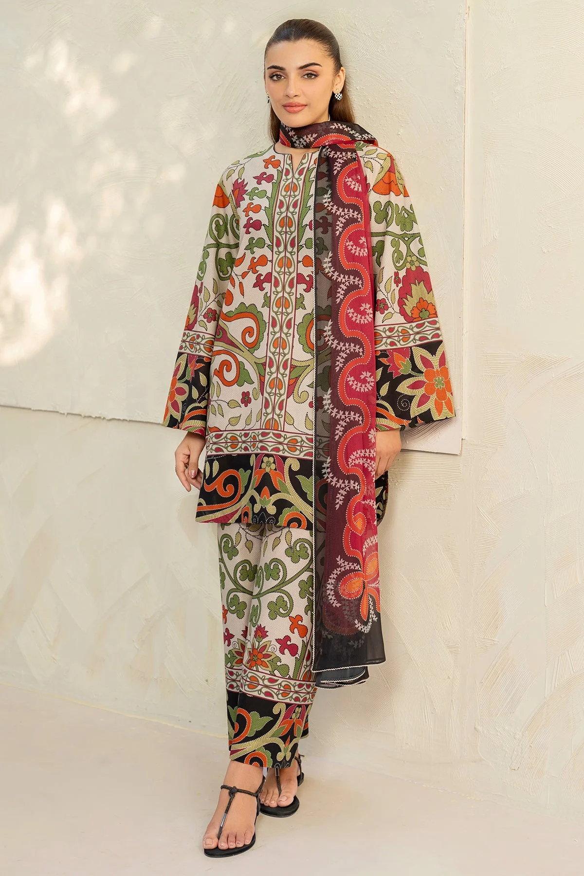 Unstitched Digital Printed Lawn - Image 5