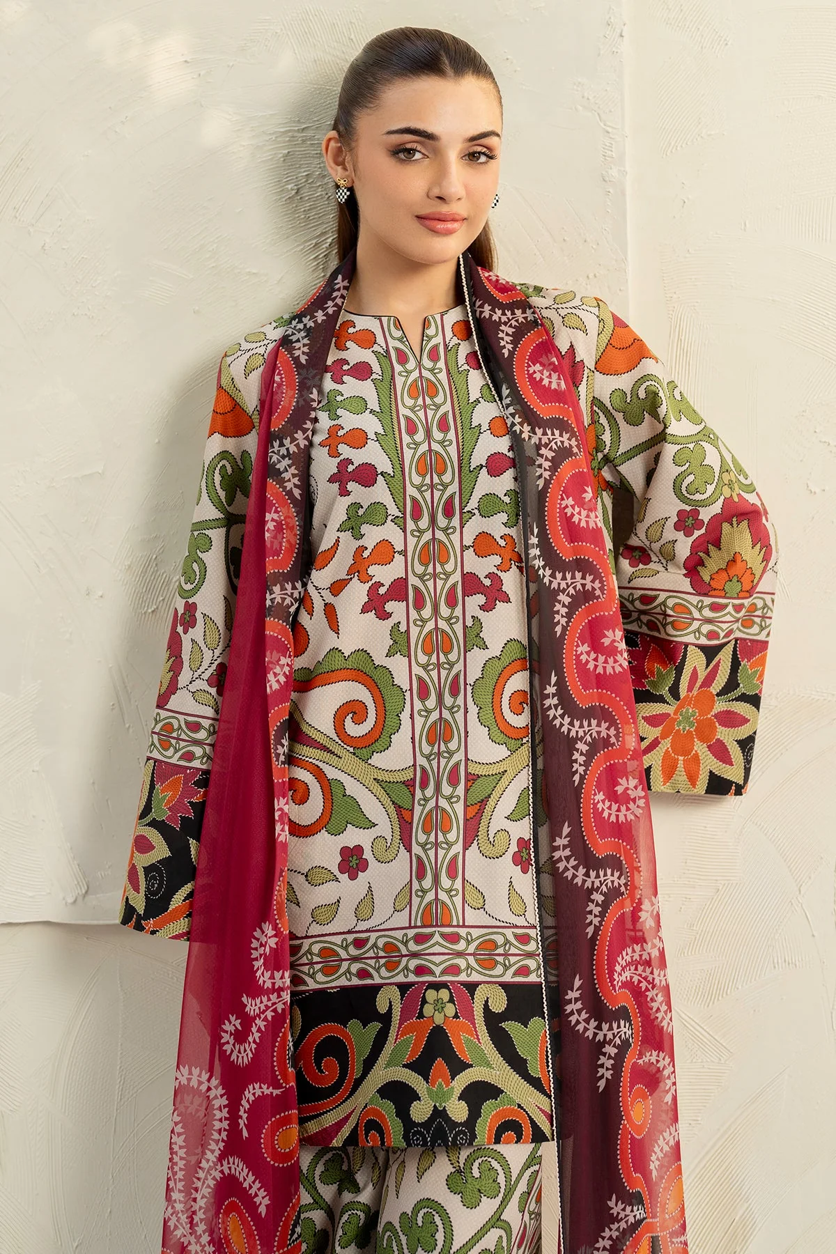 Unstitched Digital Printed Lawn - Image 7