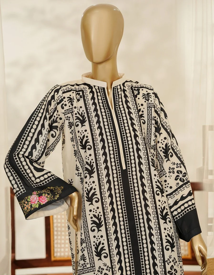 Digital Printed Lawn Stitched 2 Piece Suit - Image 3