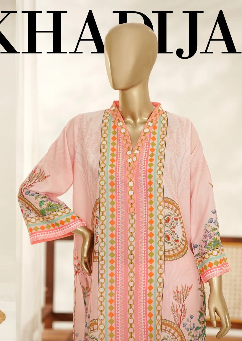 Digital Printed Lawn Stitched 2 Piece Suit - Image 3