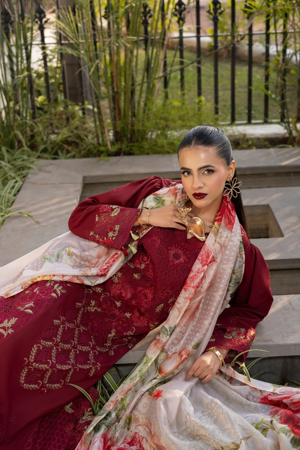 Dil Kash CHIKANKARI  LAWN - Image 9