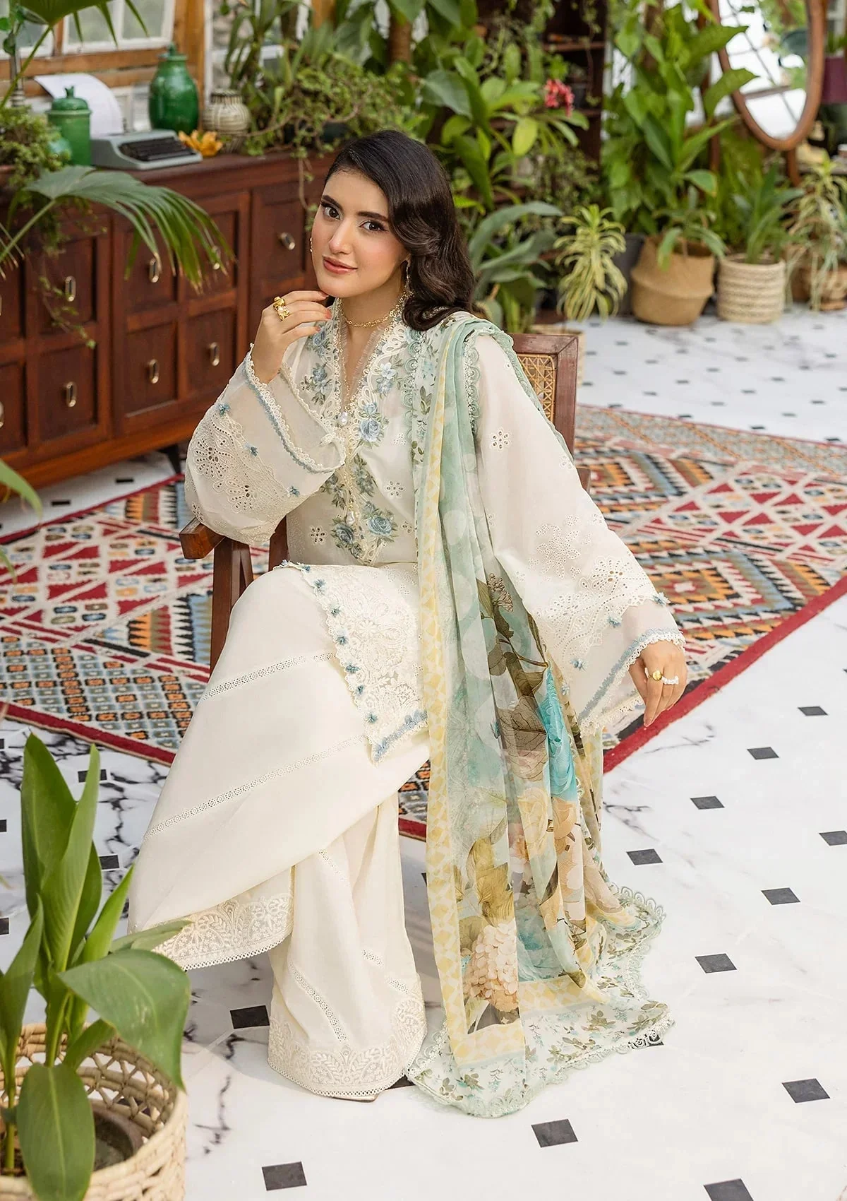 E.Craft Chikankari Lawn - Image 12
