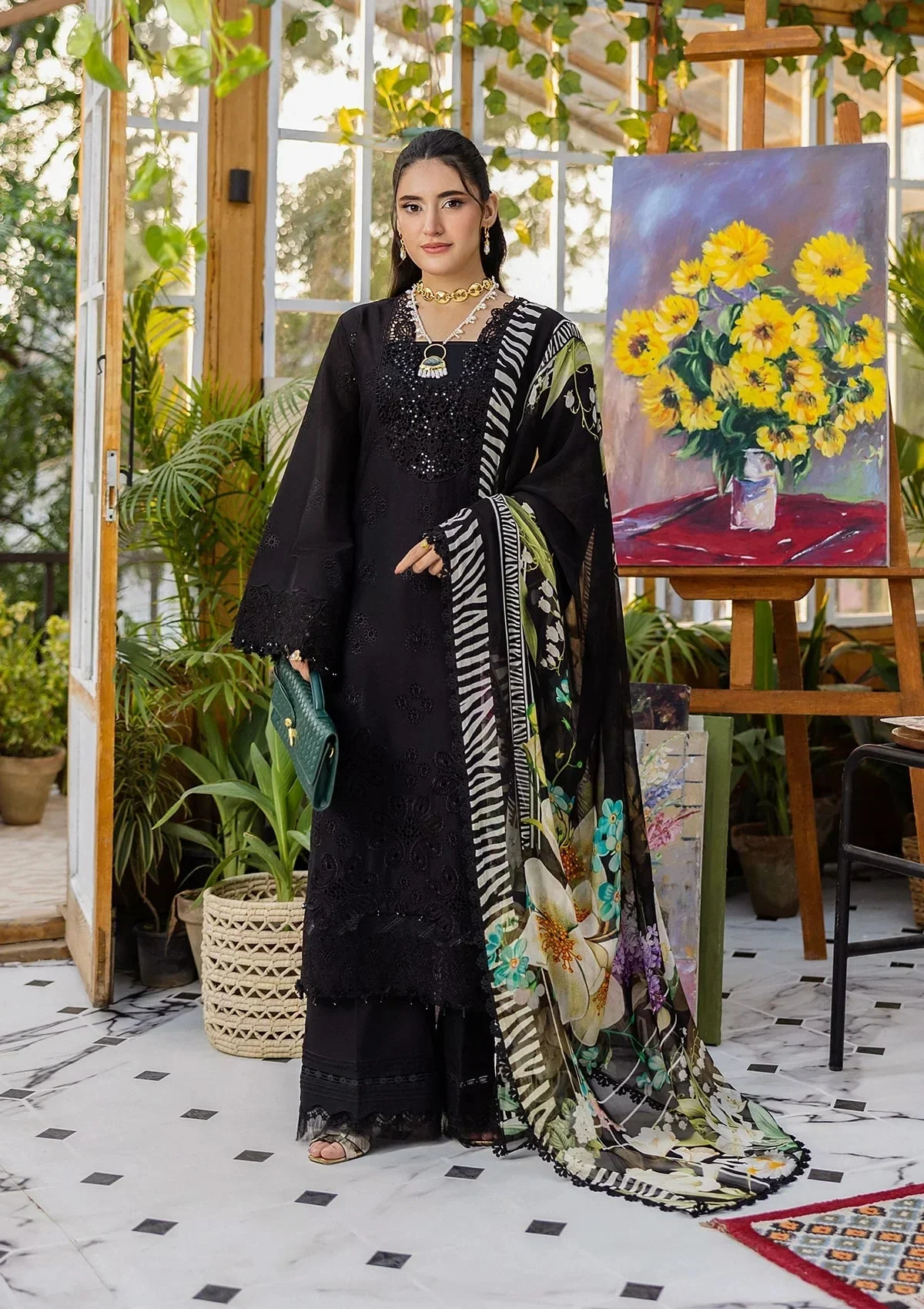 E.Craft Chikankari Lawn - Image 3