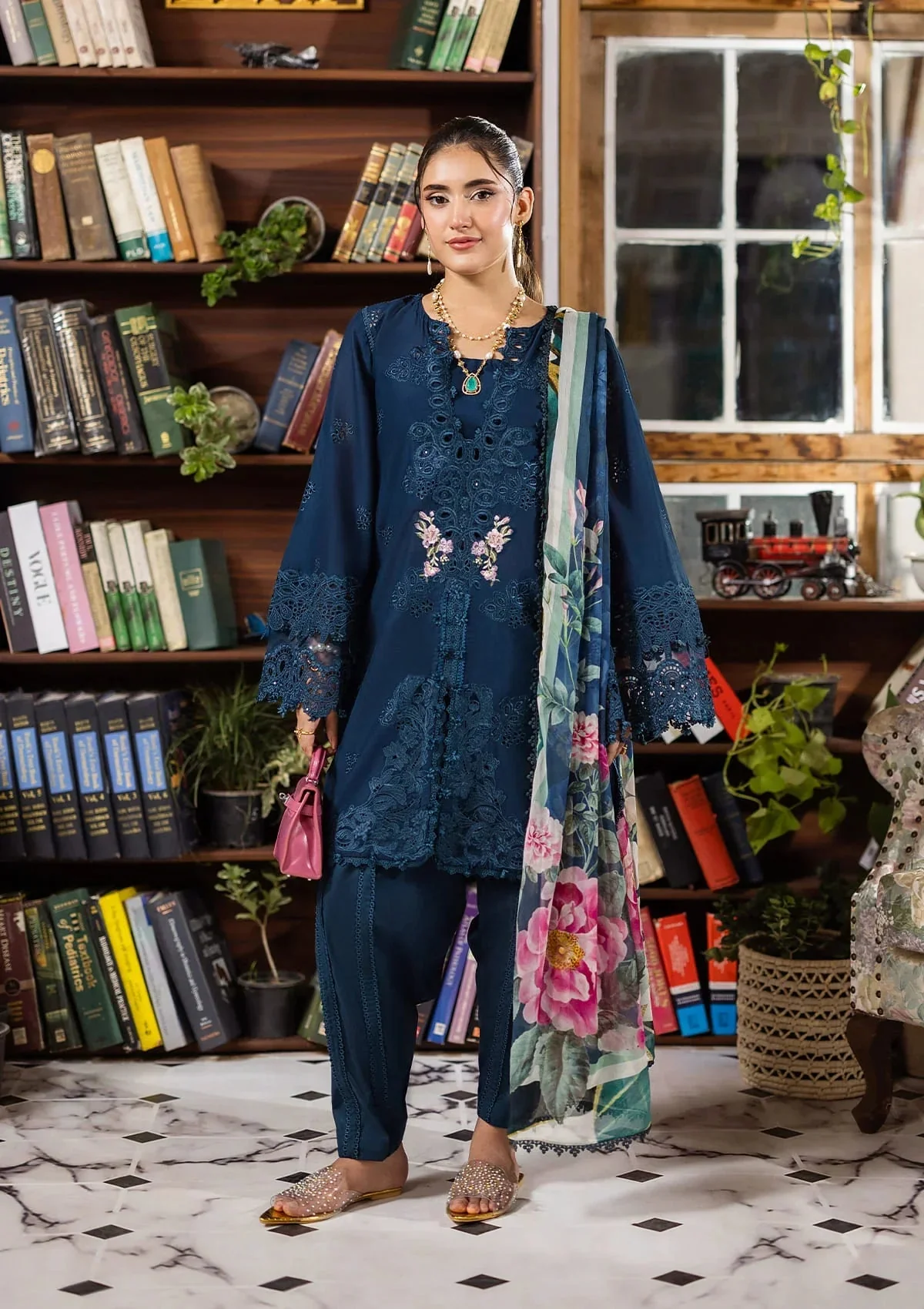 E.Craft Chikankari Lawn - Image 8