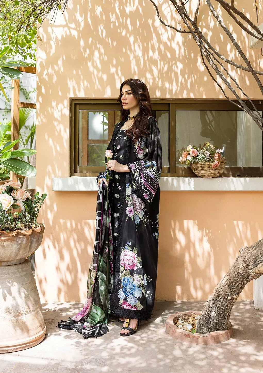 Elaf Prints with Chiffon Dupatta - Image 3