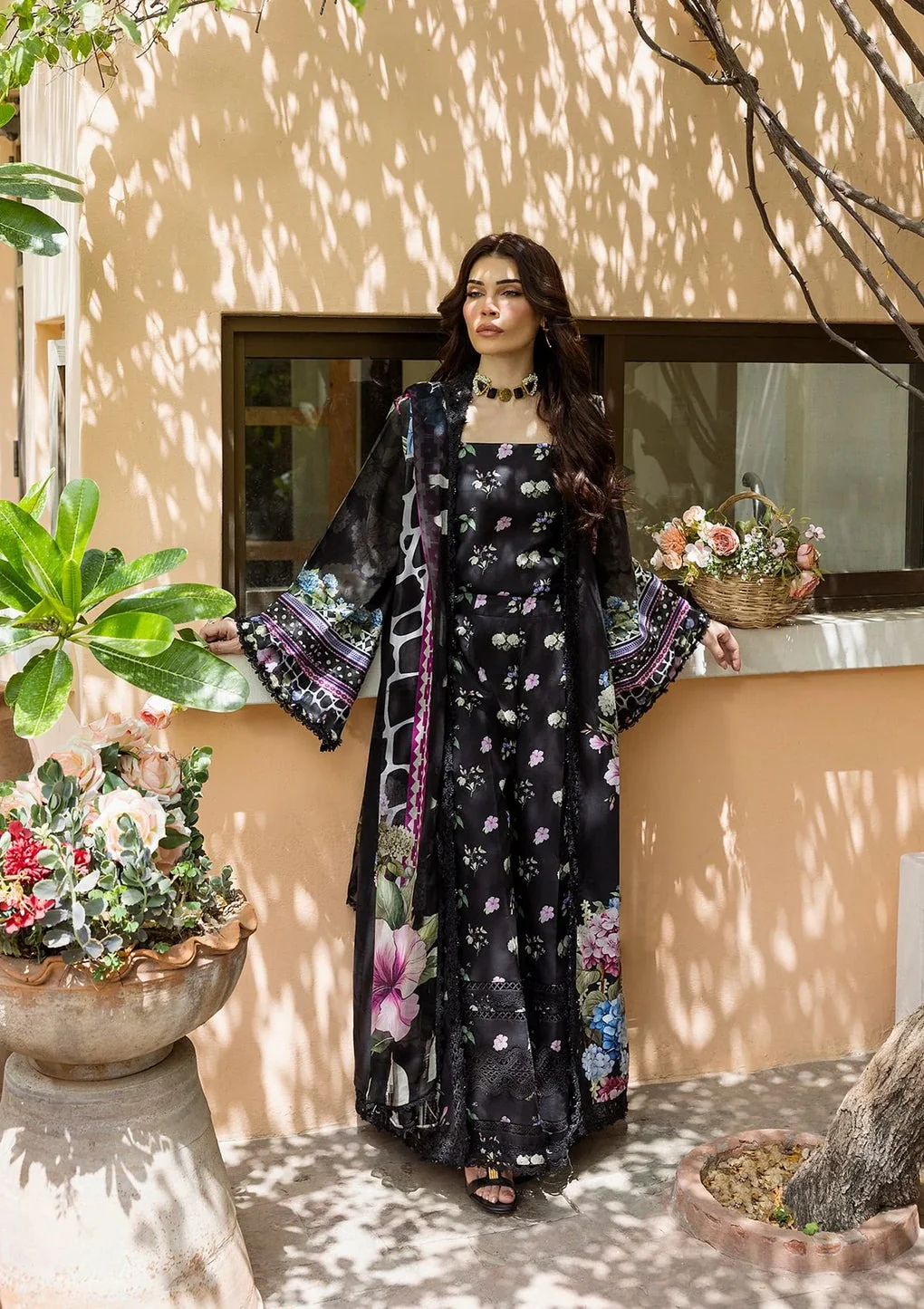 Elaf Prints with Chiffon Dupatta - Image 4