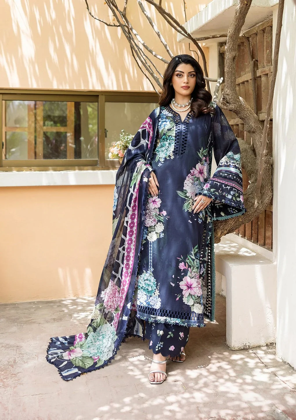 Elaf Prints with Chiffon Dupatta