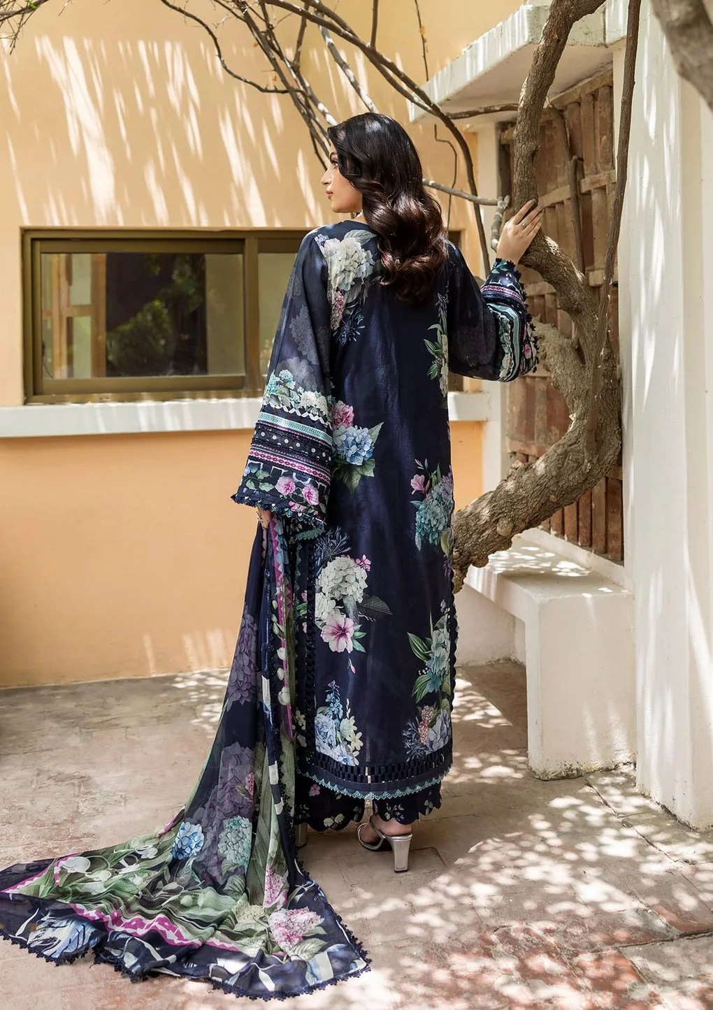 Elaf Prints with Chiffon Dupatta - Image 2