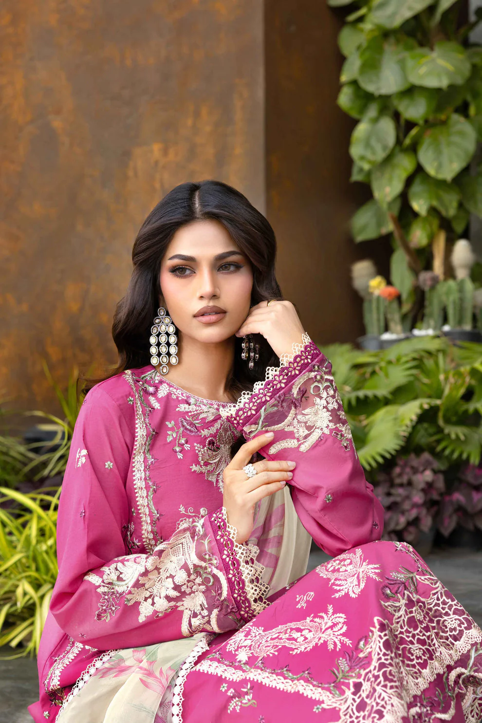 Embroidered 3-Piece Lawn Suit - Image 6