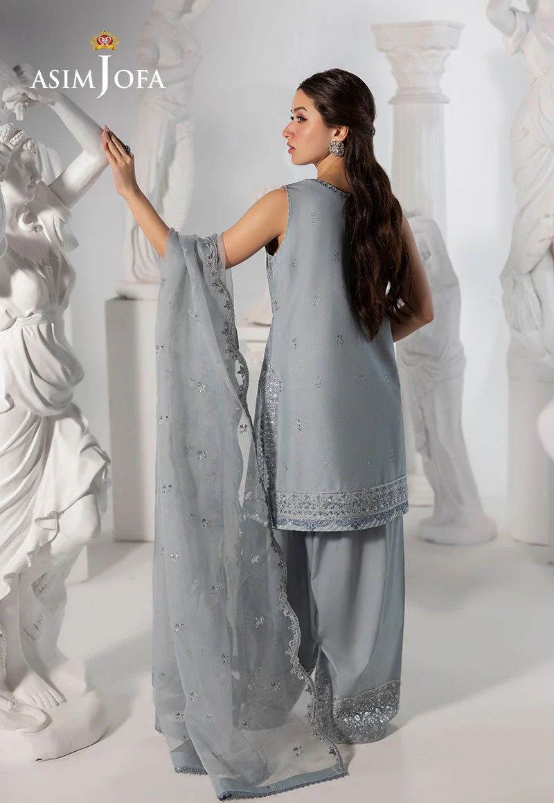 EMBROIDERED BOSKI SILK UNSTITCHED 3 PCS - Image 2