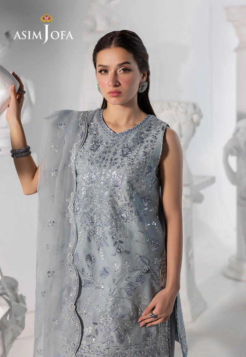 EMBROIDERED BOSKI SILK UNSTITCHED 3 PCS - Image 3
