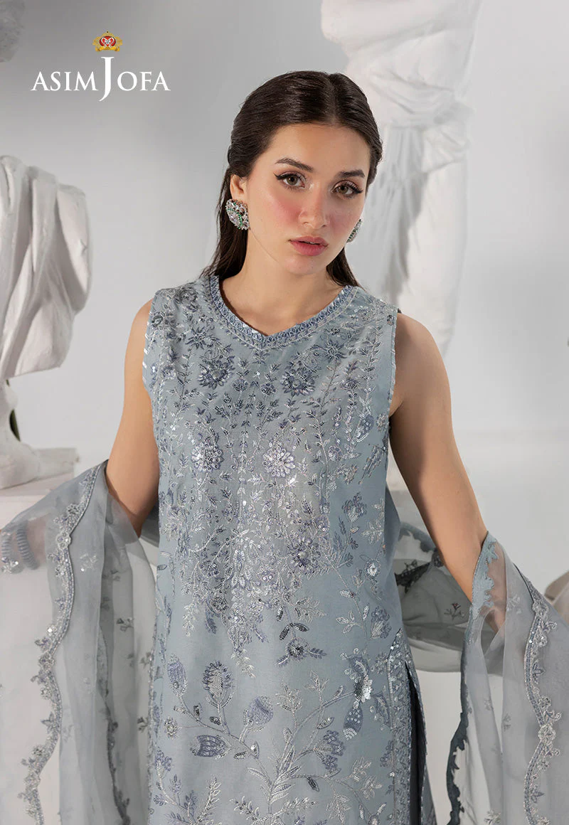 EMBROIDERED BOSKI SILK UNSTITCHED 3 PCS - Image 5