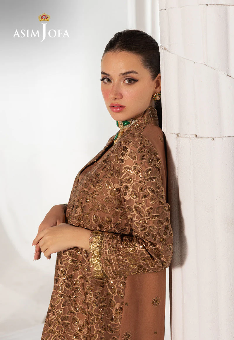 EMBROIDERED CHIFFON UNSTITCHED 3 PCS - Image 4