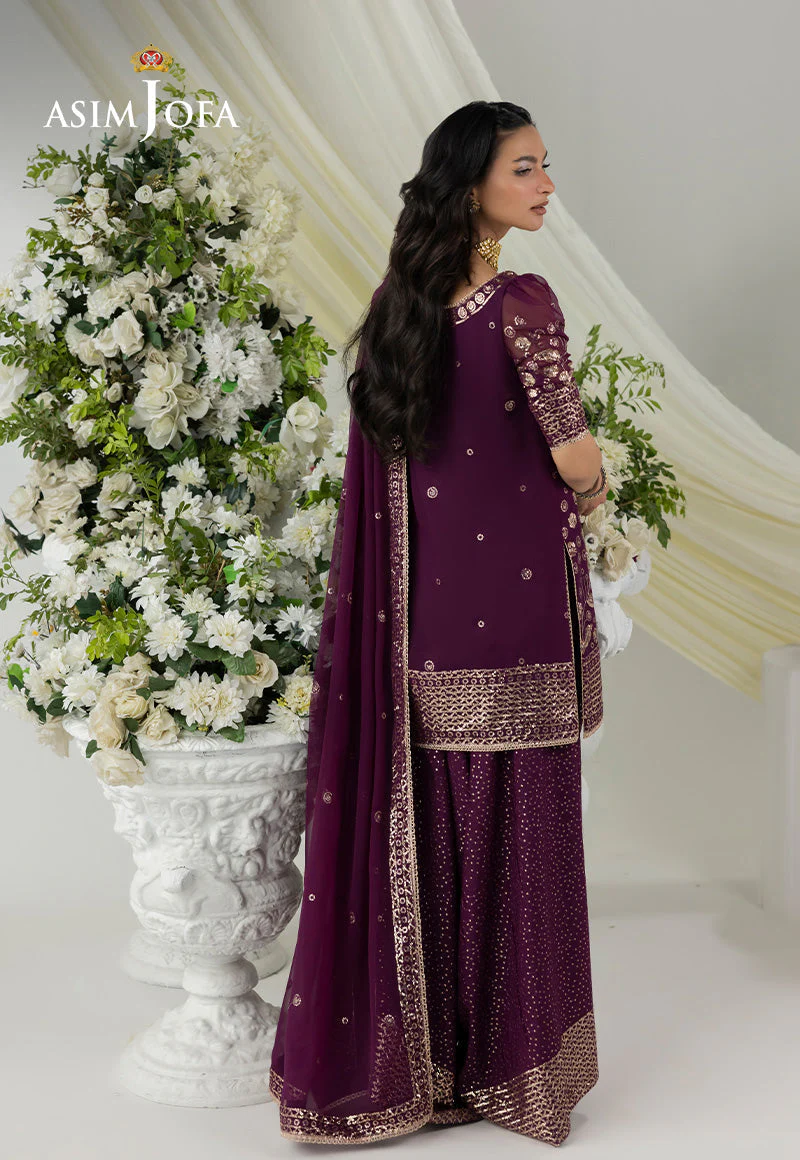 EMBROIDERED CHIFFON UNSTITCHED 3 PCS - Image 2
