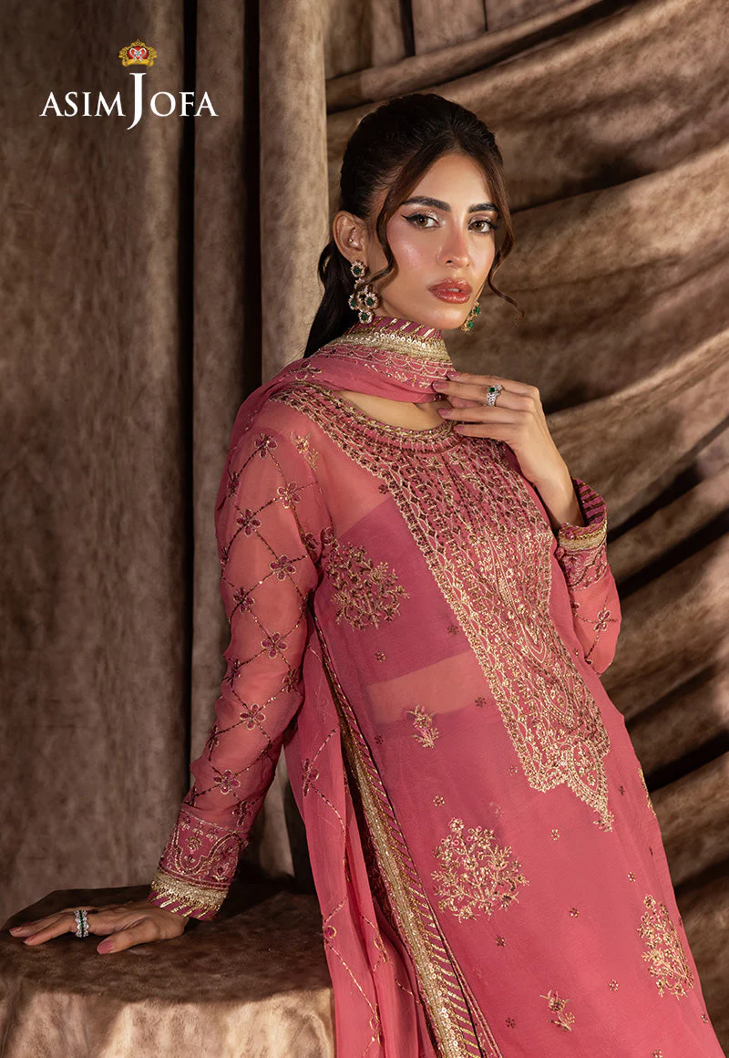 EMBROIDERED CHIFFON UNSTITCHED 3 PCS - Image 5