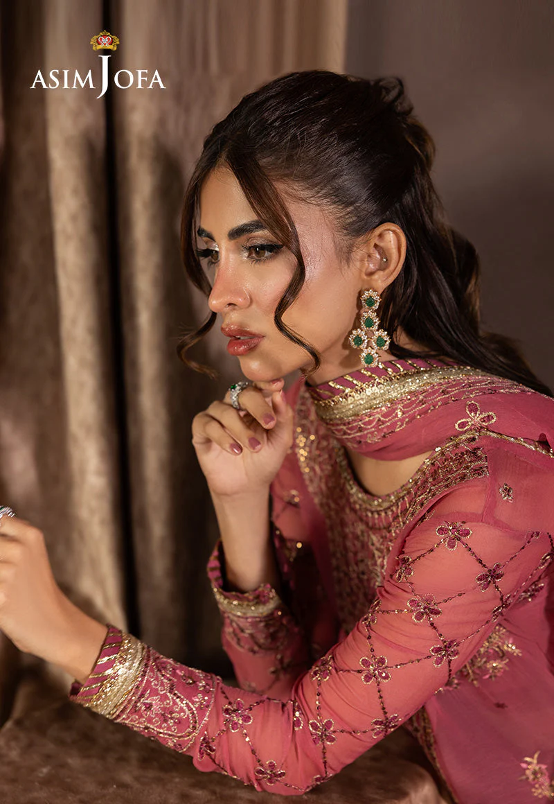 EMBROIDERED CHIFFON UNSTITCHED 3 PCS - Image 6