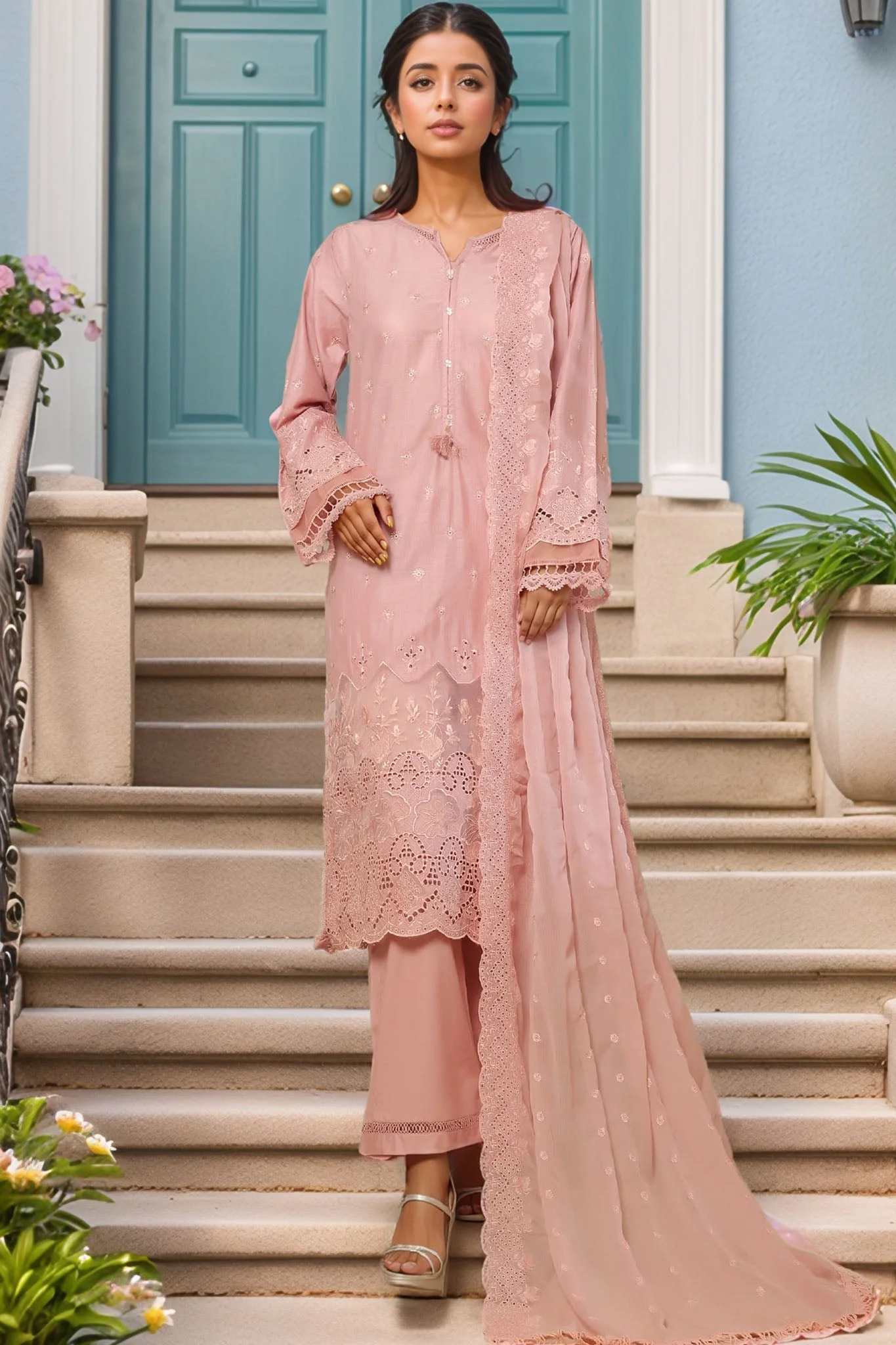 Embroidered CHIKANKARI