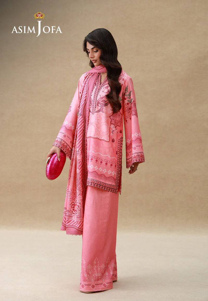 Embroidered Crepe Silk Unstitched 3 Pcs - Image 4