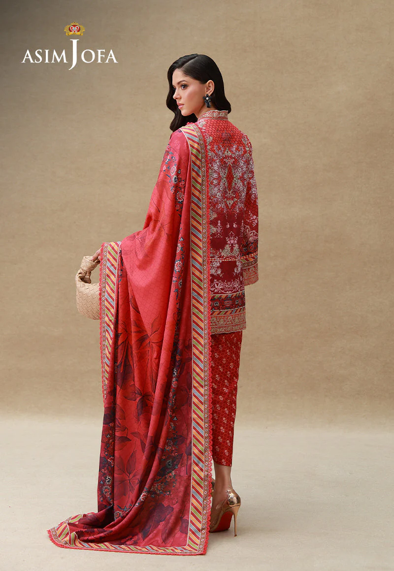 Embroidered Crepe Silk Unstitched 3 Pcs - Image 2