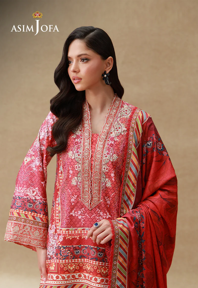 Embroidered Crepe Silk Unstitched 3 Pcs - Image 3