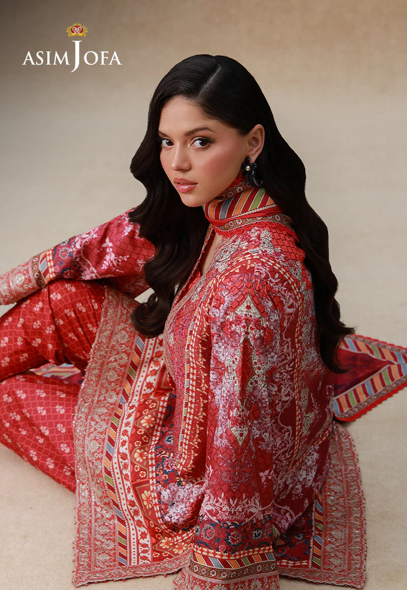 Embroidered Crepe Silk Unstitched 3 Pcs - Image 4