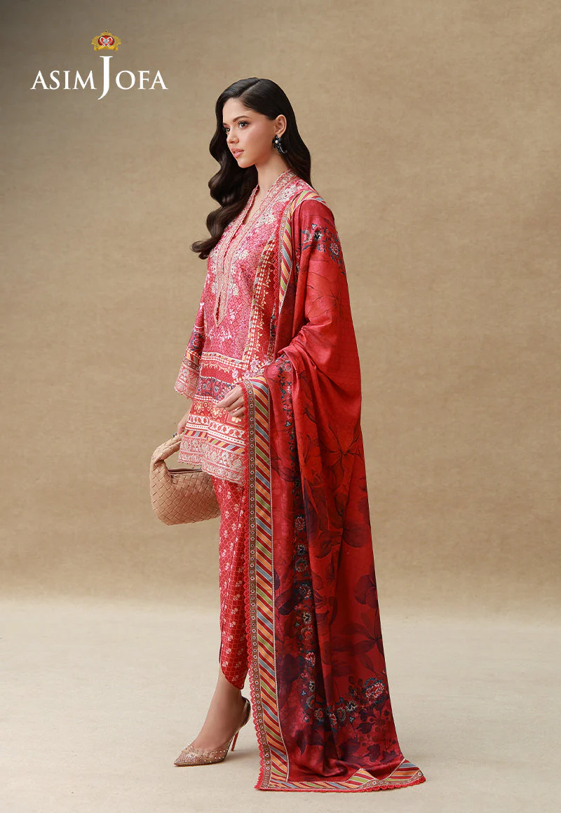 Embroidered Crepe Silk Unstitched 3 Pcs - Image 6