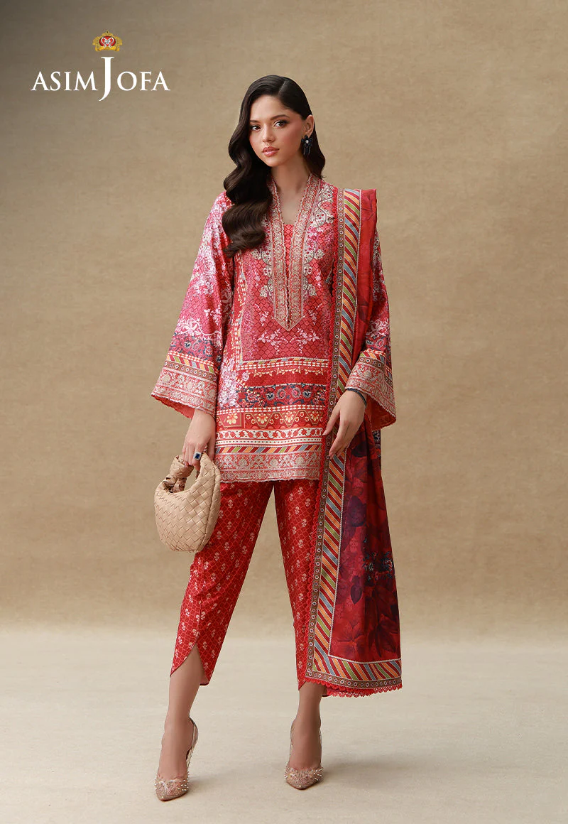 Embroidered Crepe Silk Unstitched 3 Pcs - Image 7