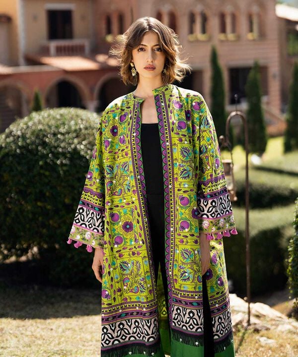 Embroidered Front-open Jacket - Image 3