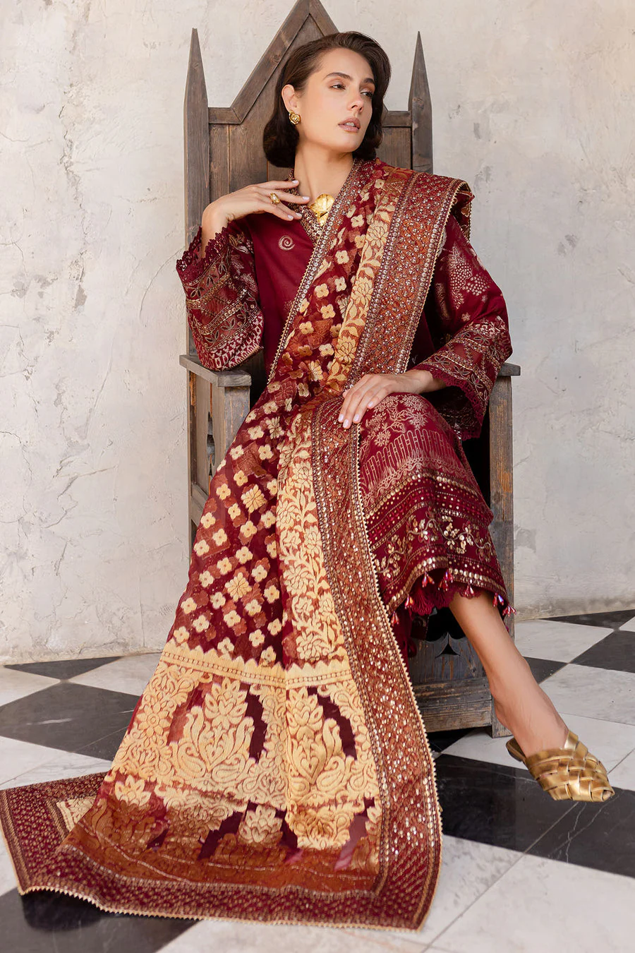 EMBROIDERED JACQUARD LAWN - Image 3
